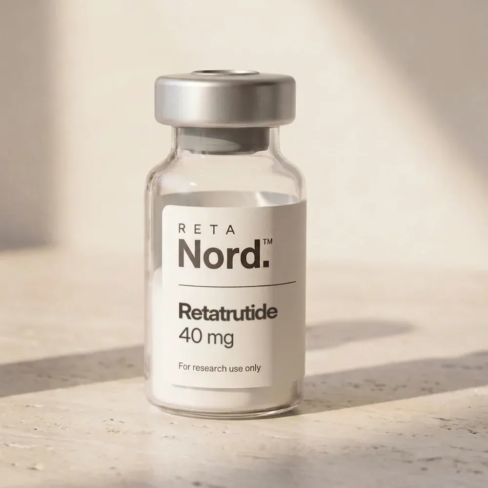 RetaNord Retatrutide 40 mg research peptide — 10-vial kit